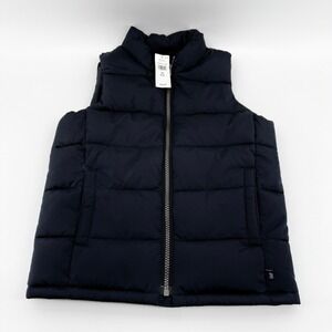 Gap Kids XS 4-5 ColdControl Puffer Vest Navy Blue Water Resistant  NWT